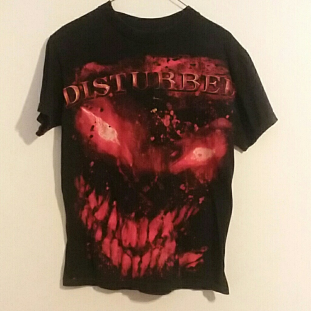 Disturbed t shirt men's small, women's medium